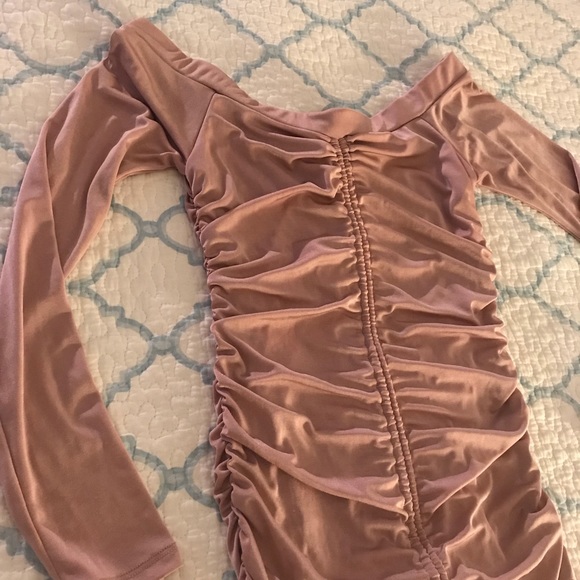 Pink Mini Body Con Dress (Medium) - Picture 5 of 6